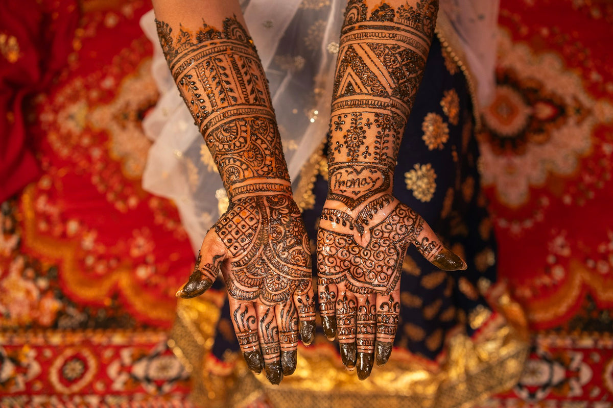 Detailed Mehndi design inspiration