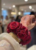 Red rose wrist gajra